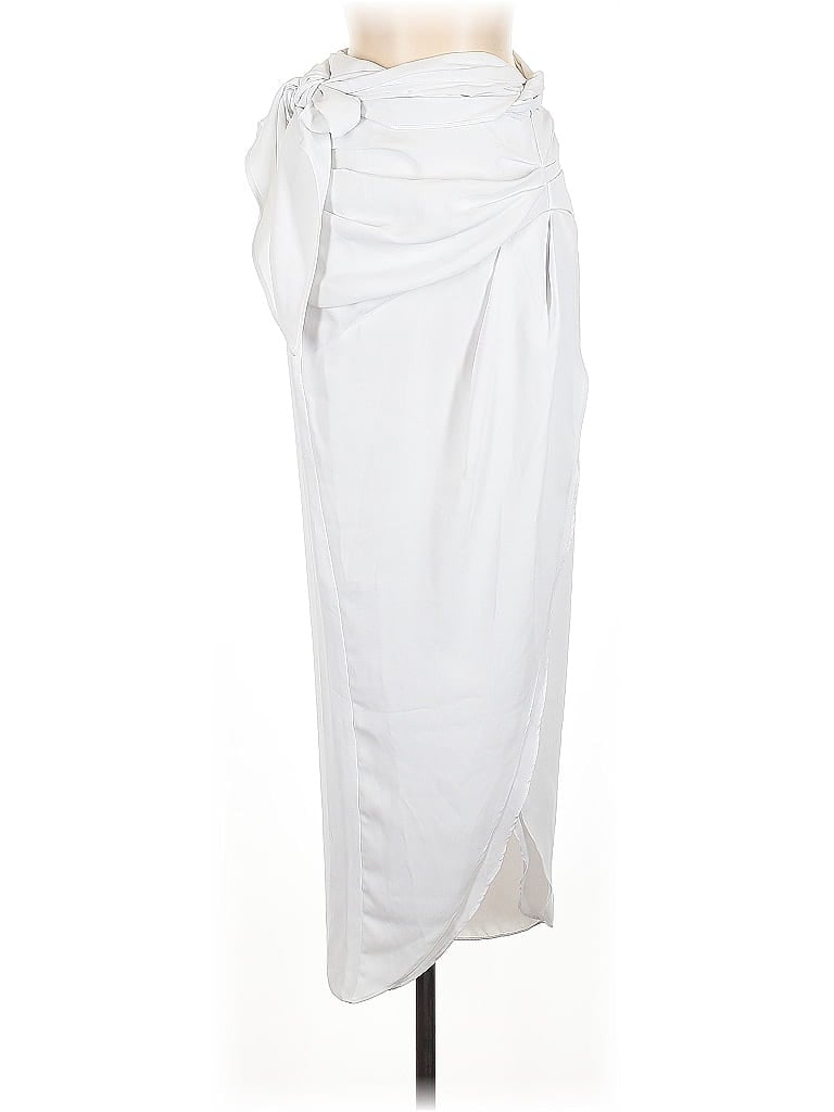 Sanjoy 100% Polyester White Formal Skirt Size 2 - photo 1