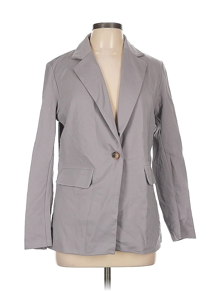 Pre-owned Unbranded Blazer Jacket In Gray