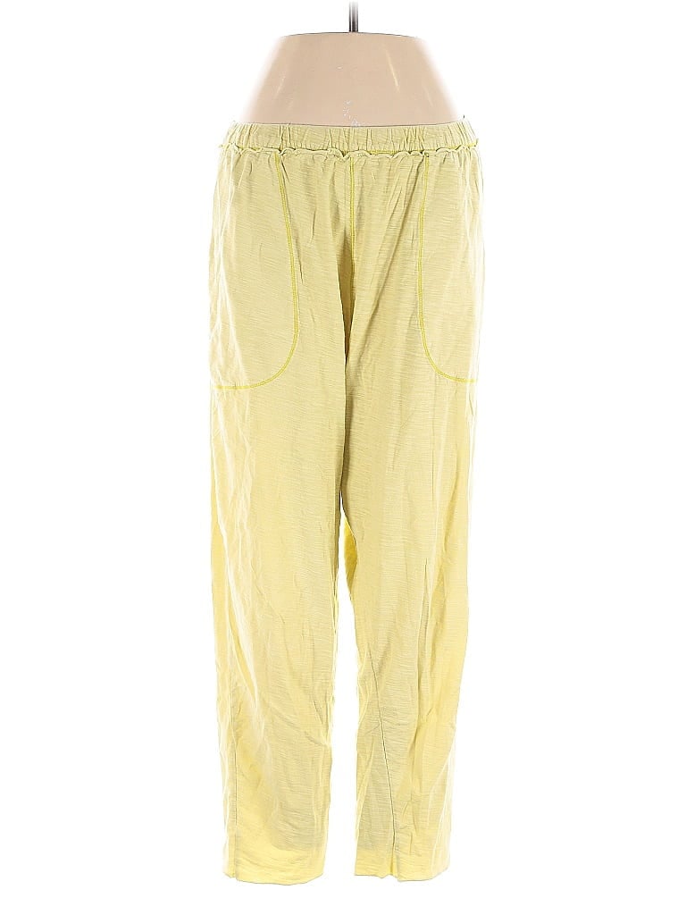 Pre-owned Intimately By Free People Casual Pants In Yellow