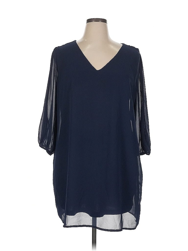 Pre-owned Lulus Casual Dress In Blue