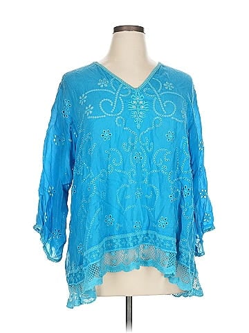 Johnny Was 3/4 Sleeve Blouse (view 1)