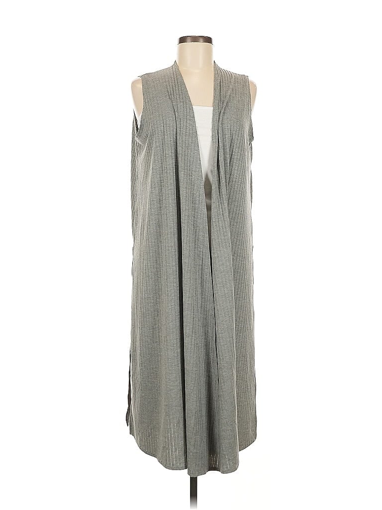 Pre-owned Lularoe Kimono In Gray