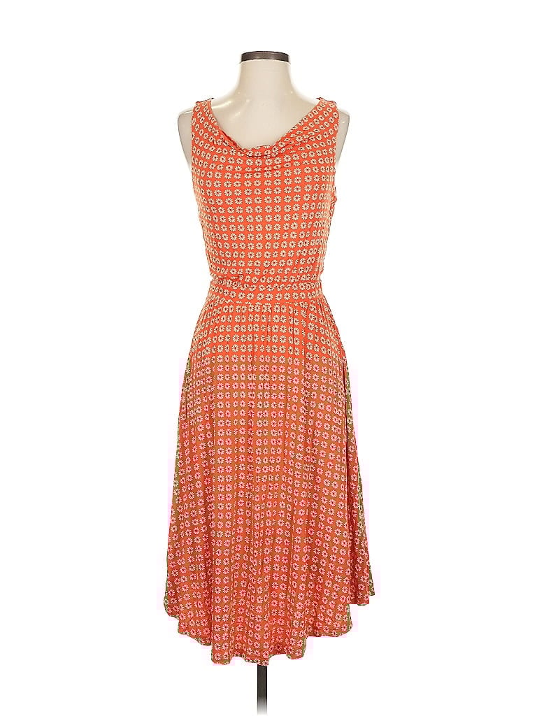 Pre-owned Maeve By Anthropologie Casual Dress In Orange