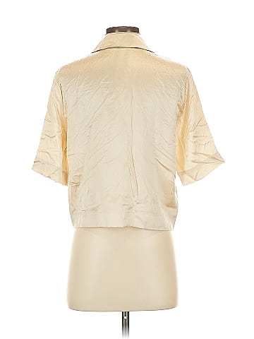Reformation Short Sleeve Silk Top (view 2)