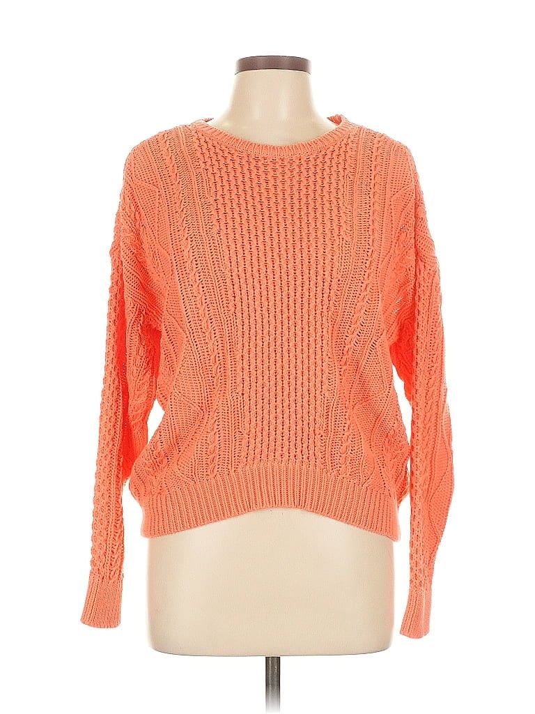 Pre-owned Polo Ralph Lauren Pullover Sweater In Orange