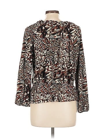 Scoop 3/4 Sleeve Blouse (view 2)