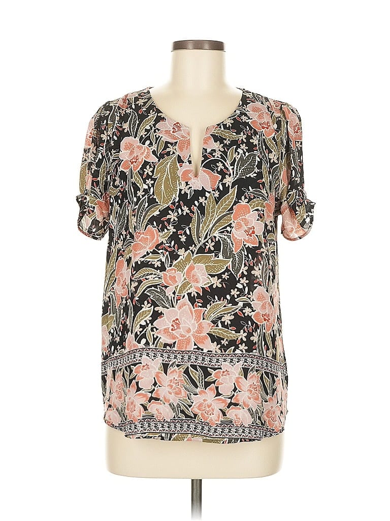 Click to view more detailed imagery on our partner's website Pre-owned Dr2 Short Sleeve Blouse In Black