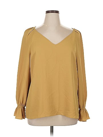 Bar III 3/4 Sleeve Blouse (view 1)