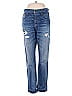 Joie 100% Cotton Hearts Blue Jeans Size 6 (estimated) - photo 1
