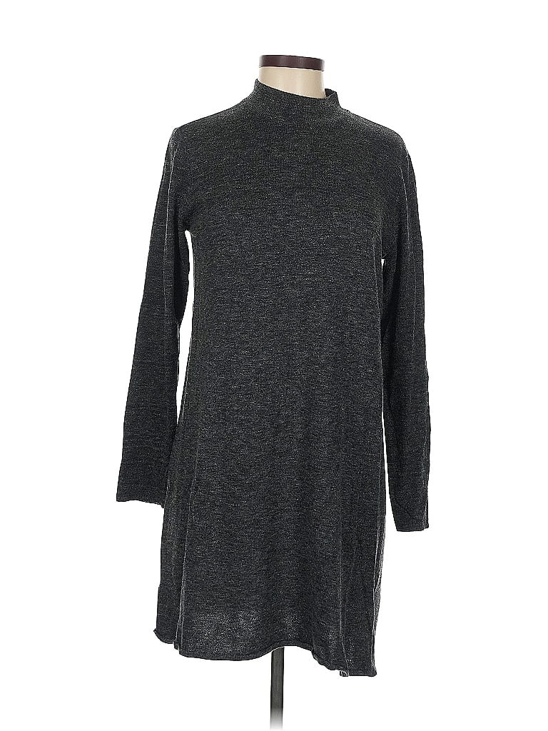 Pre-owned H&m Turtleneck Sweater In Gray