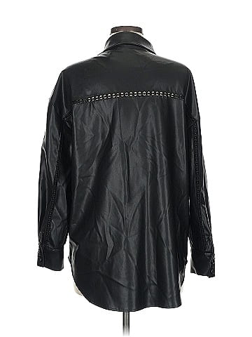 Zara Faux Leather Jacket (view 2)