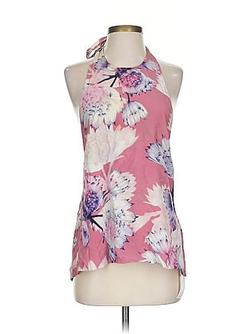 Intermix Sleeveless Silk Top (view 1)