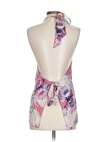 Intermix Sleeveless Silk Top (view 2)