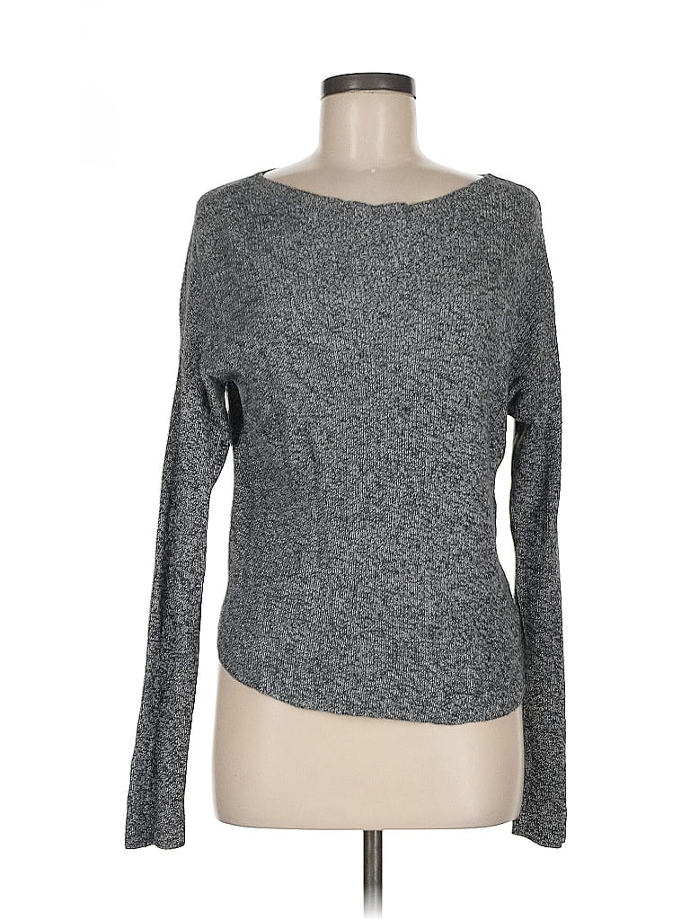 Pre-owned Express Pullover Sweater In Gray