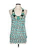 Fleurish 100% Polyester Teal Sleeveless Blouse Size L - photo 1