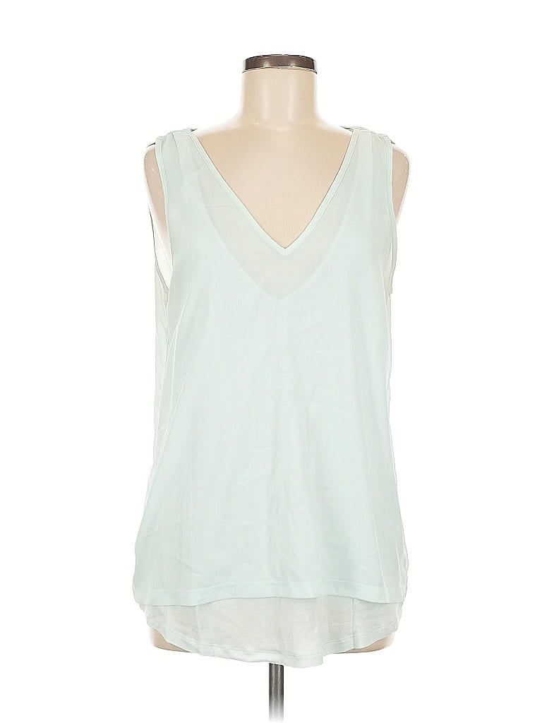 Pre-owned Banana Republic Sleeveless Blouse In Blue