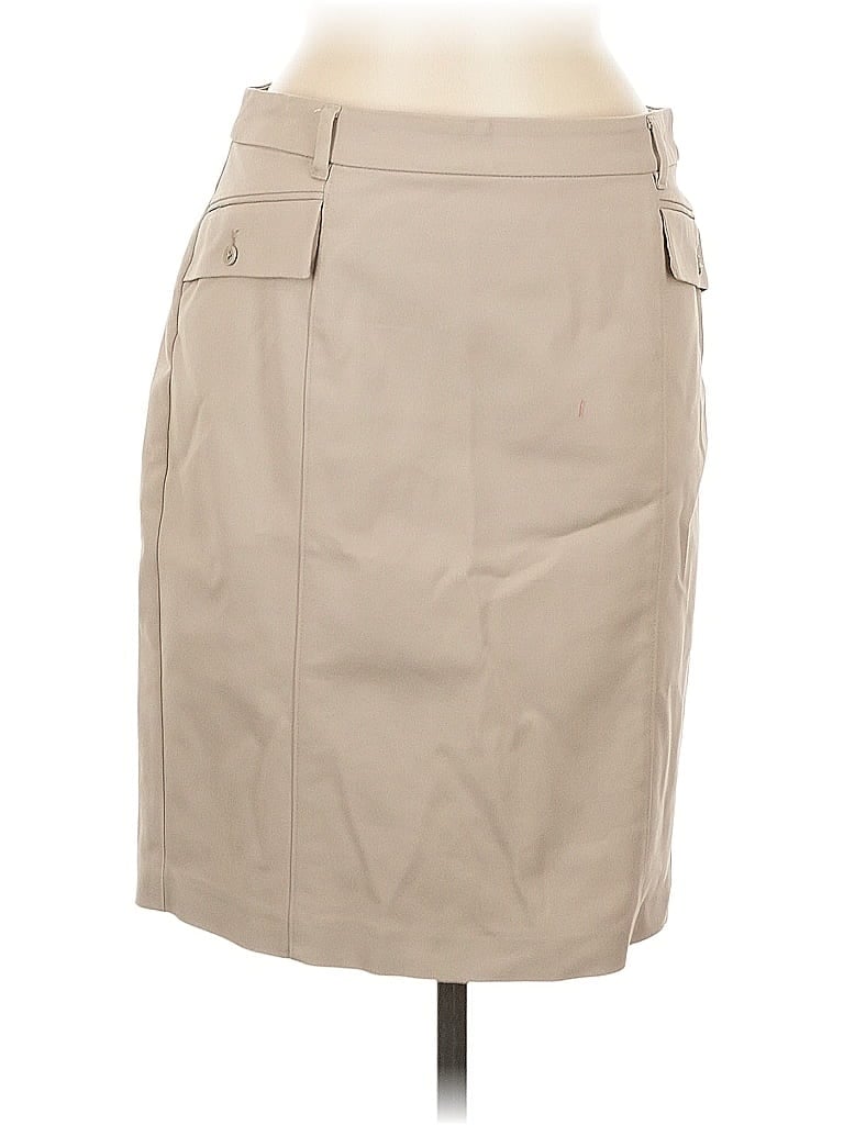 Pre-owned White House Black Market Formal Skirt In Brown
