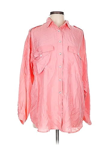 Carole Little Long Sleeve Silk Top (view 1)