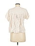 Splendid 100% Viscose Ivory Short Sleeve Blouse Size M - photo 2