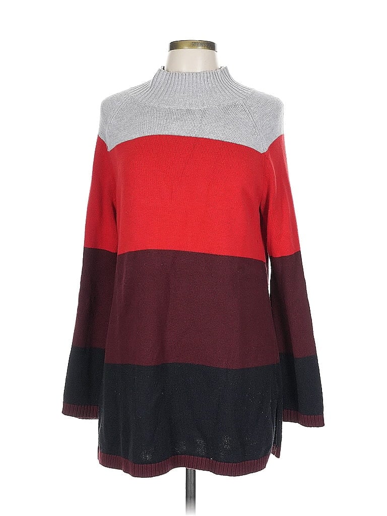 Click to view more detailed imagery on our partner's website Pre-owned Charter Club Turtleneck Sweater In Red