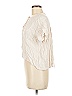 Splendid 100% Viscose Ivory Short Sleeve Blouse Size M - photo 5