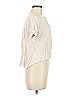 Splendid 100% Viscose Ivory Short Sleeve Blouse Size M - photo 4