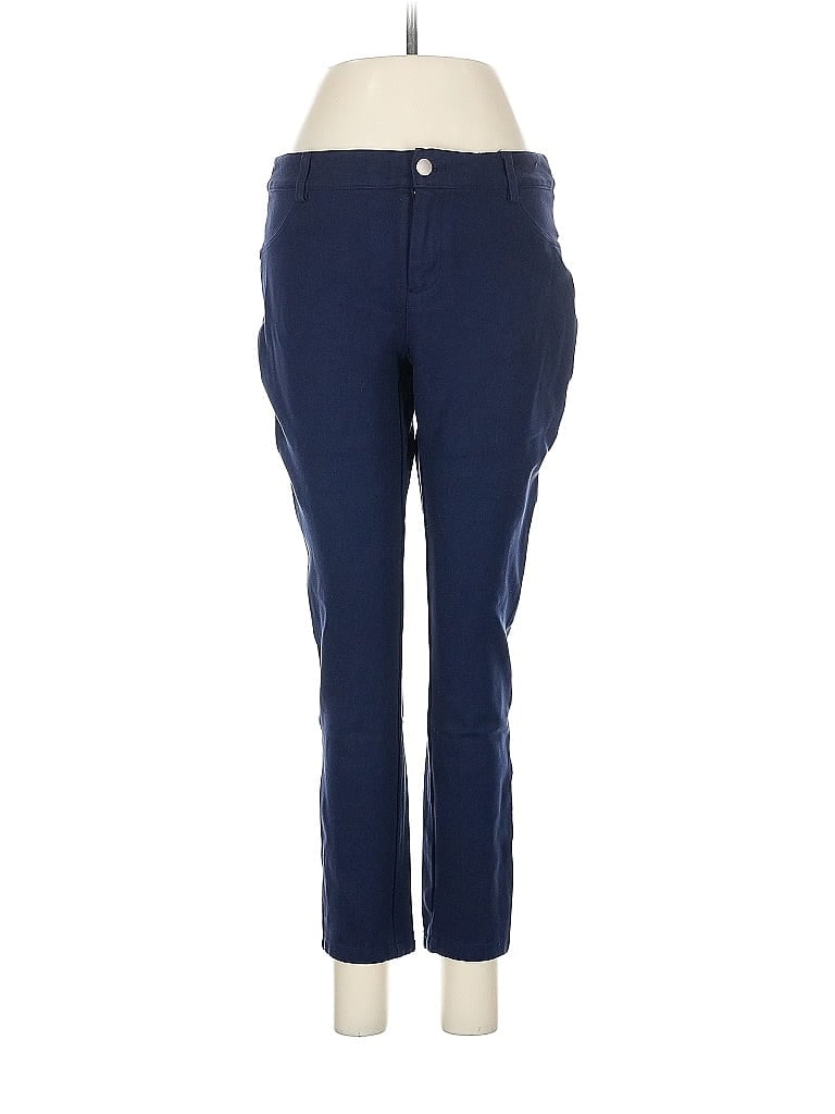 Pre-owned Crown & Ivy Casual Pants In Blue
