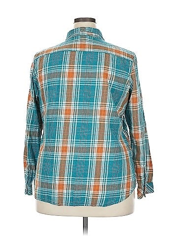 Natural Reflections Long Sleeve Button-Down Shirt (view 2)