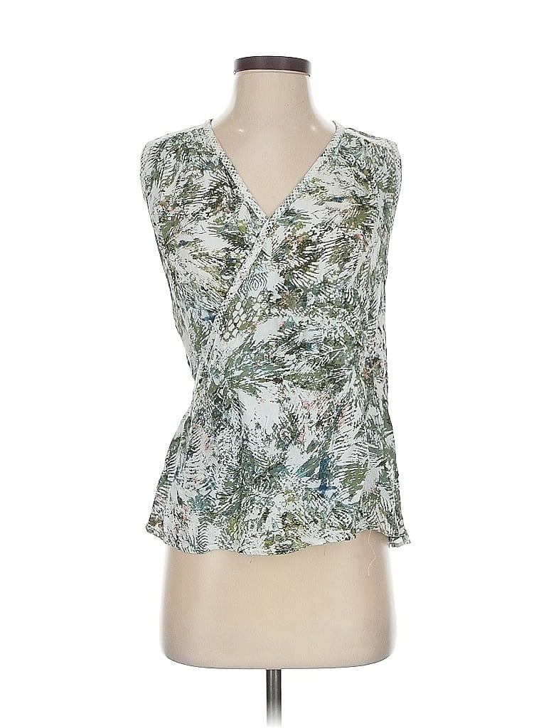 Dear John Sleeveless Blouse In Green
