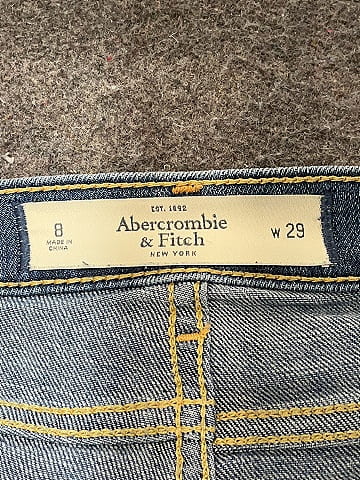Abercrombie & Fitch Blue Denim Shorts Size 29 waist