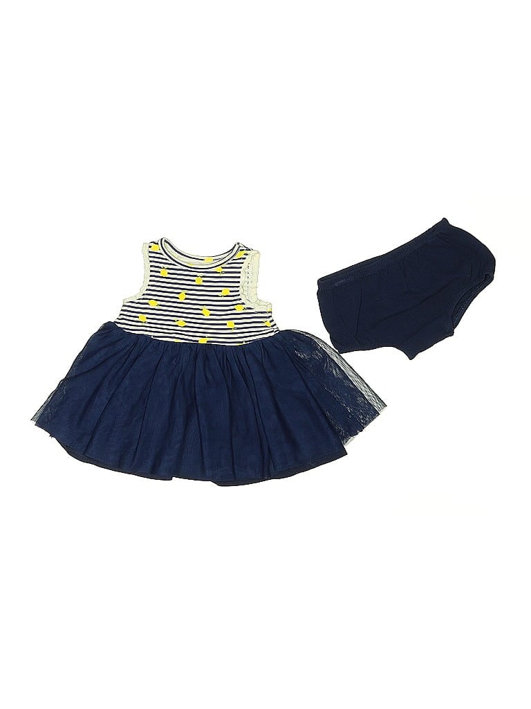 Pre-owned Little Me Babies' Dress In Blue