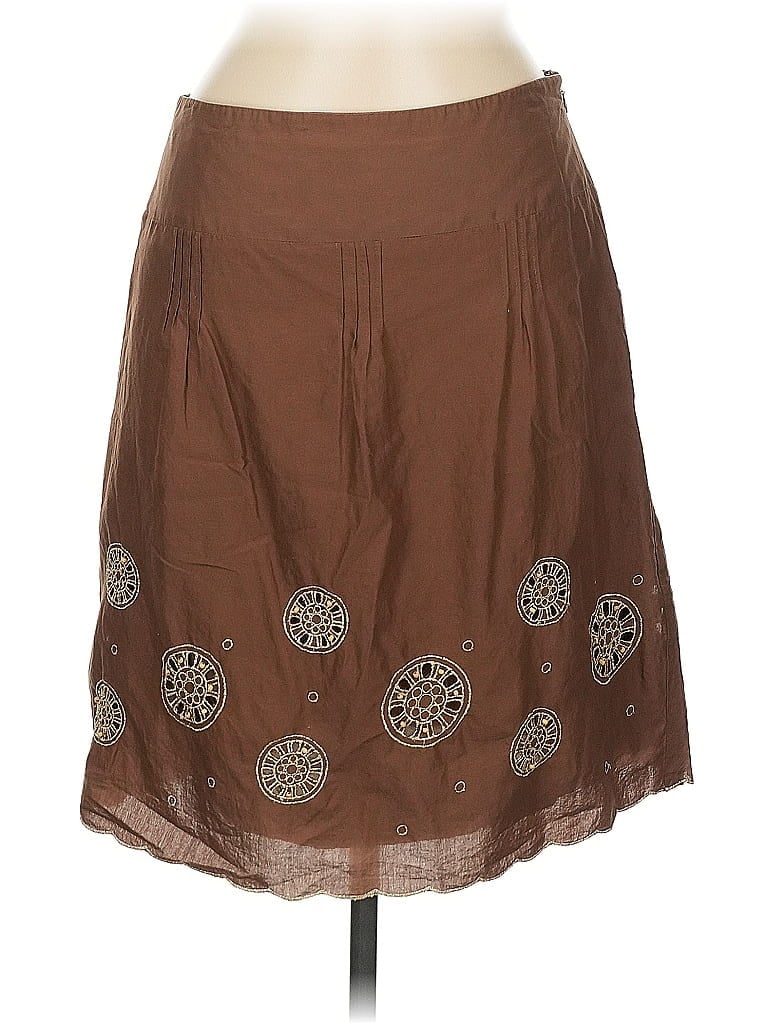 Pre-owned Ann Taylor Loft Casual Skirt In Brown