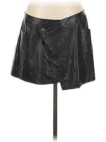 Future Collective Faux Leather Skirt (view 1)