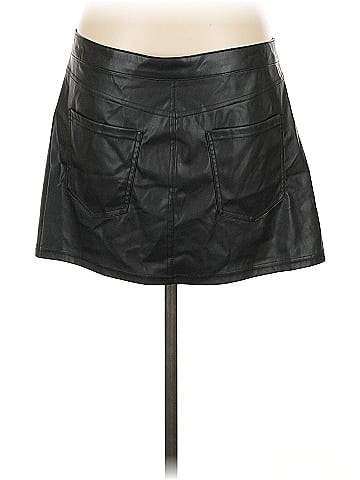 Future Collective Faux Leather Skirt (view 2)