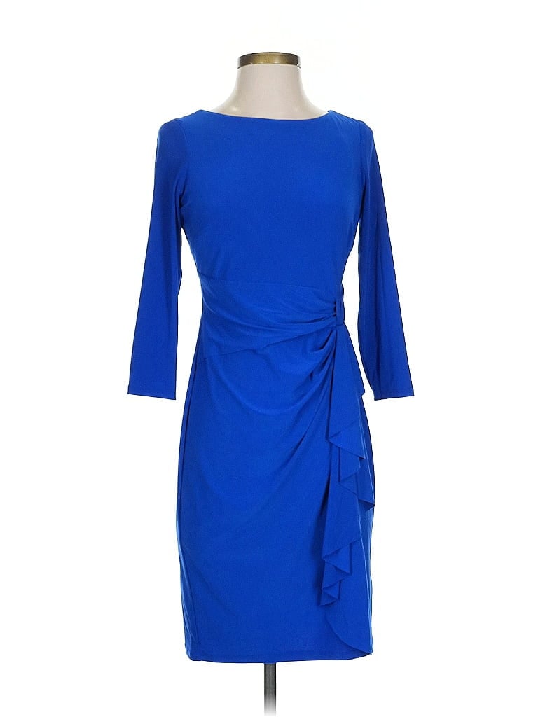 Pre-owned Chaps Cocktail Dress In Blue