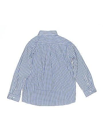 J. Bailey Blue Long Sleeve Button-Down Shirt Size 8