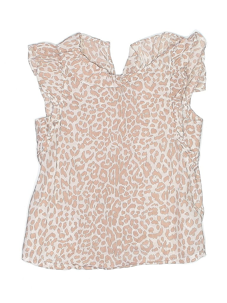 Pre-owned Crewcuts Kids' Sleeveless Blouse In White