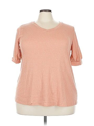 Perfect Peach Short Sleeve Top (view 1)