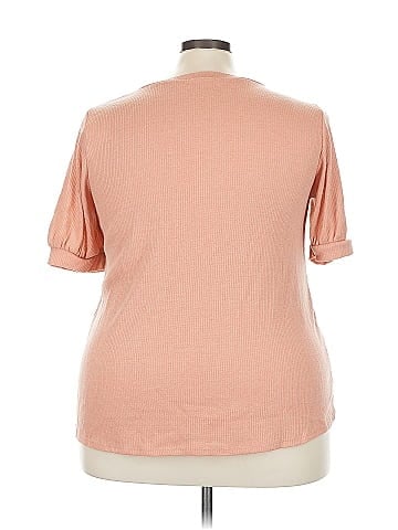 Perfect Peach Short Sleeve Top (view 2)