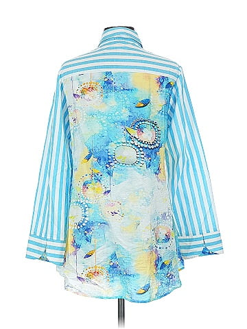 Shana 3/4 Sleeve Button-Down Shirt (view 2)