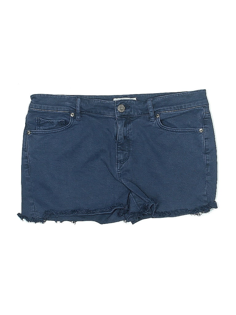 Pre-owned Ann Taylor Loft Denim Shorts In Blue