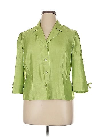 Halmode Petites 3/4 Sleeve Blouse (view 1)
