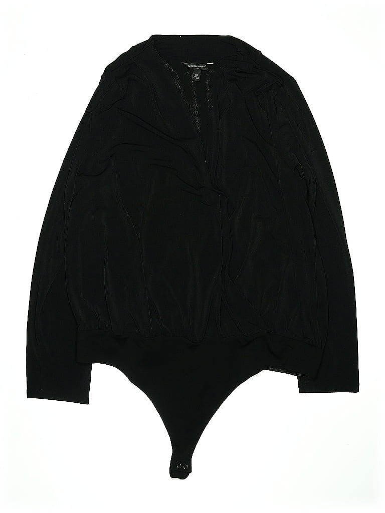 Pre-owned Banana Republic Factory Store Bodysuit In Black