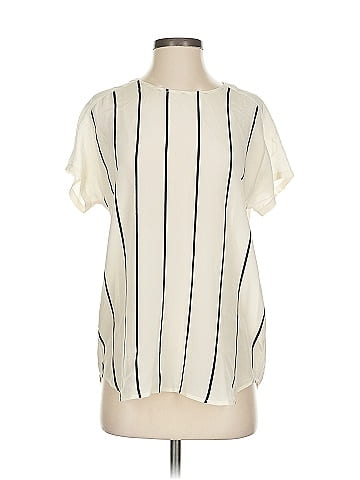 Broadway & Broome Short Sleeve Silk Top (view 1)