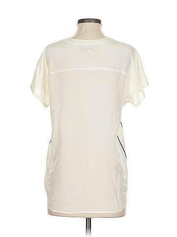 Broadway & Broome Short Sleeve Silk Top (view 2)