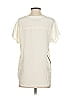 Broadway & Broome 100% Silk Ivory Short Sleeve Silk Top Size S - photo 2