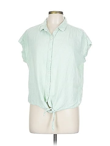 Weatherproof Sleeveless Button-Down Shirt (view 1)