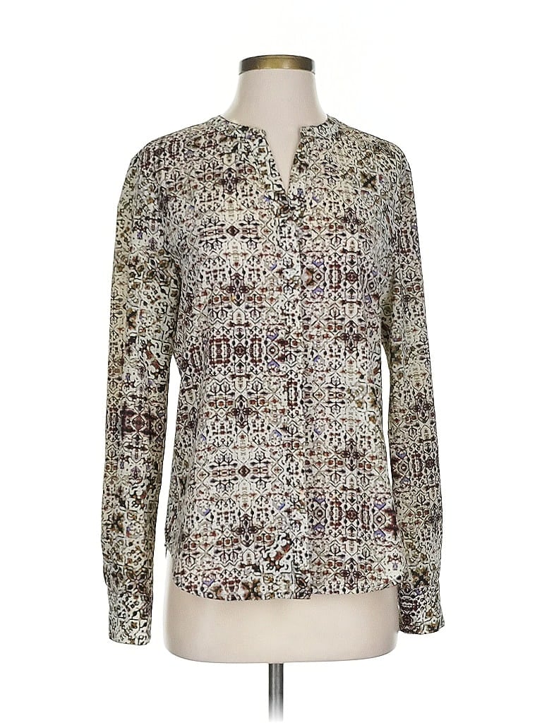 SANCTUARY Pre-owned Long Sleeve Blouse In White