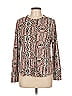 Unbranded Paisley Brown Long Sleeve Blouse Size L - photo 1