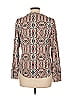 Unbranded Paisley Brown Long Sleeve Blouse Size L - photo 2
